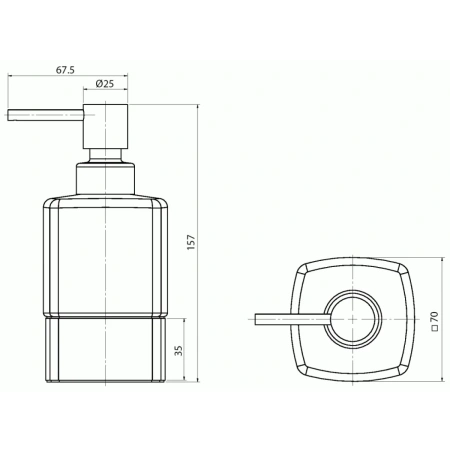 Дозатор для жидкого мыла Langberger Accessories 11323A