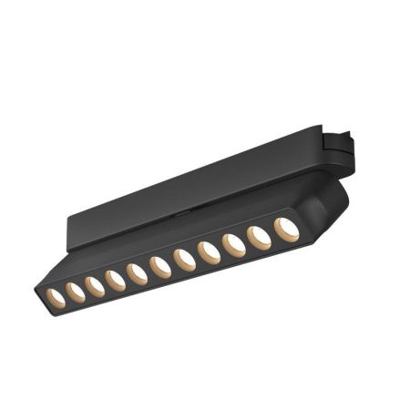 Трековый магнитный однофазный светильник Denkirs Air grill (Аир грилл) DK5338-BK