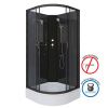 Душевая кабина Niagara Classic 65011434BK 90х90 четверть круга без крыши ориентация универсальная