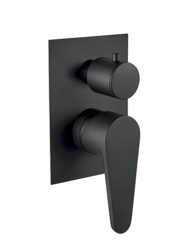 Смеситель для ванны и душа Fiore 88NN7501 настенный черный - фото 2