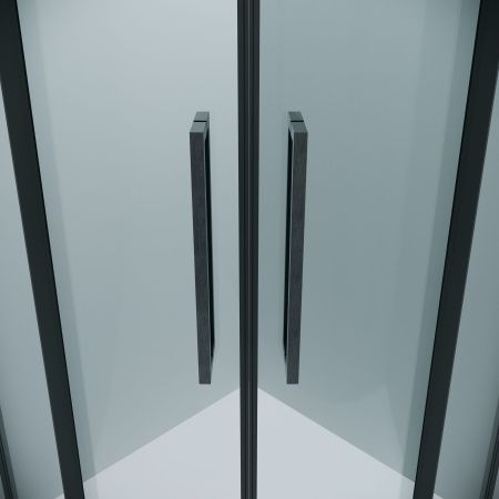 Душевой уголок Grossman Cosmo 301.K33.02.9090.42.00 90х90 стекло прозрачное профиль графит без поддона