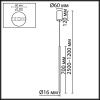 Светильник подвесной Odeon Light Teo (Тео) 7104/4L