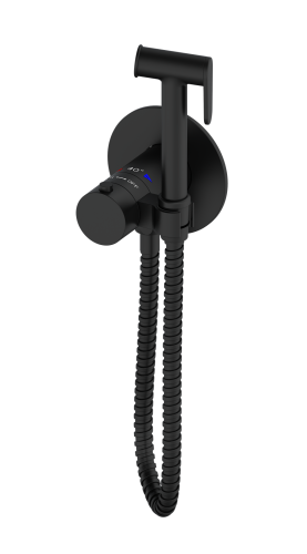 Гигиенический душ со смесителем AltroBagno BM AltroBagnoOggetto060402MB черный матовый - фото 2