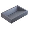 Раковина из искусственного камня Uperwood Mariana 291020217 60х40 накладная цвет серый