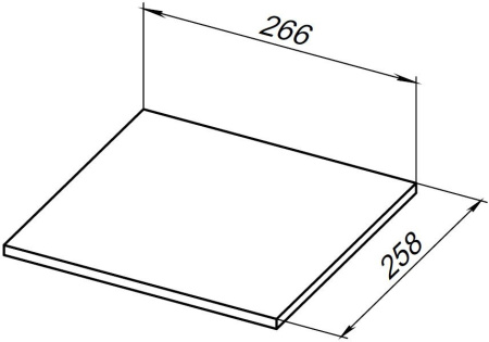 Полка для стеллажа Allen Brau Liberty 1.33009.G-S