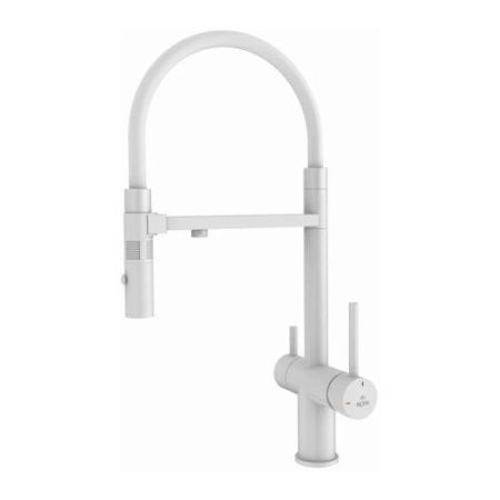 Смеситель для кухни Rose R958C на мойку белый