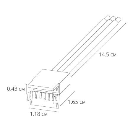 Коннектор для ввода питания Arte Lamp Strip-accessories (Стрип-аццессориес) A30-10-MIX