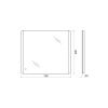 Зеркало с подсветкой BelBagno SPC-CEZ-700-600-LED-TCH 70х60 подвесное