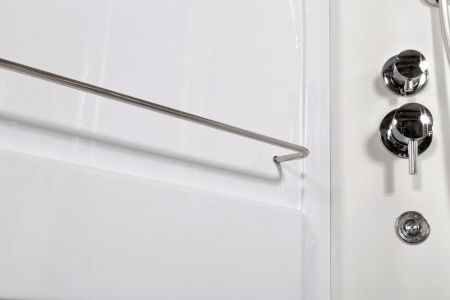 Душевая кабина AvaCan L510NGM 100х100 четверть круга без крыши ориентация универсальная