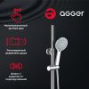 Душевая стойка Agger Brilliant A0393300 настенная цвет хром