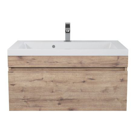 Тумба под раковину Uperwood Eva 3930213465 70х50 подвесная цвет коричневый