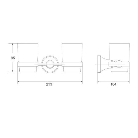 Стакан Rose RG19T RG1922T