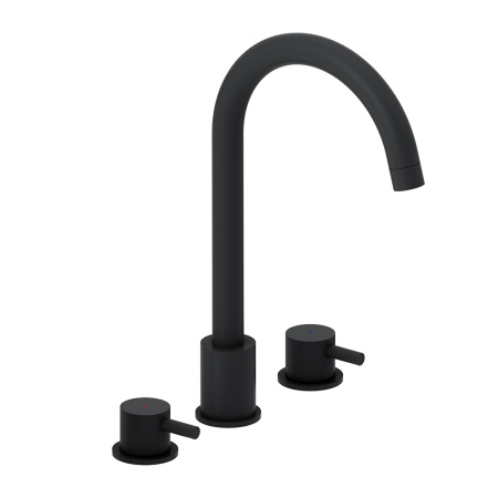 Смеситель Damixa Scandinavian Pure 360200300 на раковину/на столешницу черный без термостата