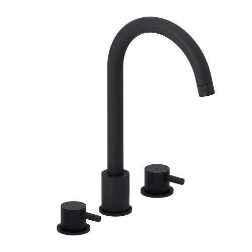 Смеситель Damixa Scandinavian Pure 360200300 на раковину/на столешницу черный без термостата