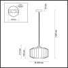 Светильник подвесной Odeon Light BINGA (БИНГА) 4746/1