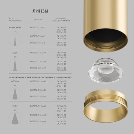 Светильник накладной Denkirs Shine tube (Схине тубе) DK2615-SB