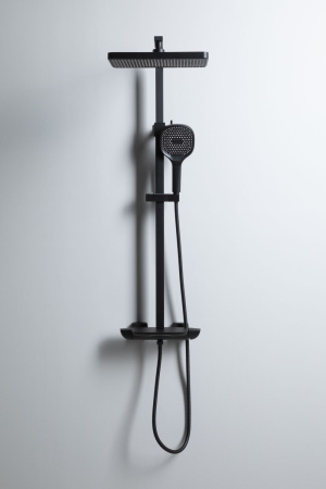 Душевая стойка Allen Brau Infinity 5.21030-31 настенная цвет черный