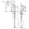 Смеситель для кухни Hansgrohe Talis M54 72808670 на мойку черный
