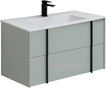 Тумба под раковину Allen Brau Reality 1.32006.PWM 90х46х50 подвесная цвет зеленый