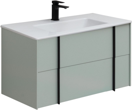 Тумба под раковину Allen Brau Reality 1.32006.PWM 90х46х50 подвесная цвет зеленый