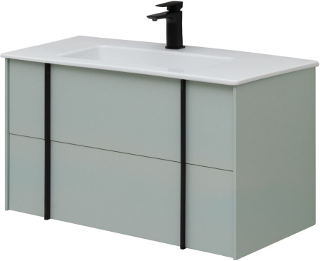 Тумба под раковину Allen Brau Reality 1.32006.PWM 90х46х50 подвесная цвет зеленый