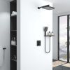 Душевая система Vincea VSFW-321MT1RMB встраиваемая в стену цвет черный с термостатом