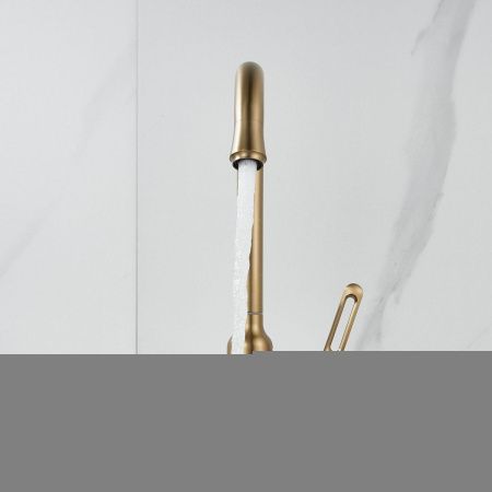 Смеситель для кухни Raffine F103G на мойку золото