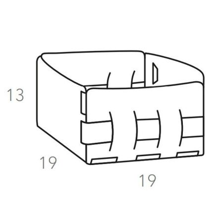 Корзина ADJ Mini Bottega 1019.09.TS30