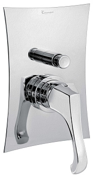 Смеситель для душа Emmevi Ares 76019/CRS встраиваемый в стену брашированный хром