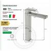 Смеситель для раковины Filarete Fing FL6040NK на столешницу никель
