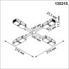 Гибкий токопроводящий соединитель X Novotech Vector (Вецтор) 135315