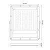 Прожектор Uniel ULF-F51D-300W/6500K IP65 200-240V GREY