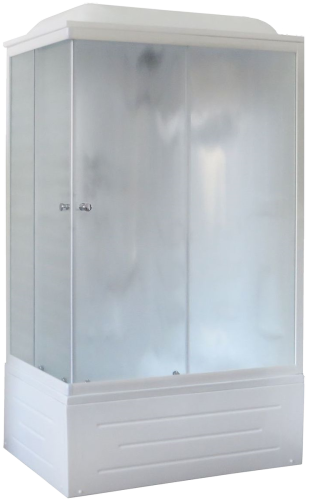 Душевая кабина Royal Bath BP RB8100BP1-M-R 100х80 прямоугольная с крышей