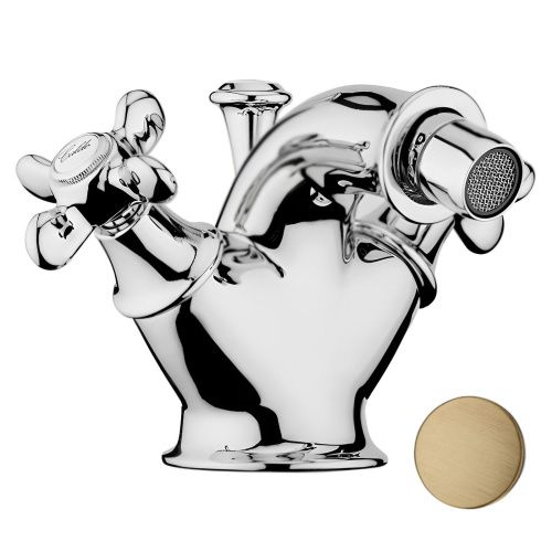 Смеситель Webert Ottocento OT710102065 на биде бронза - фото 2