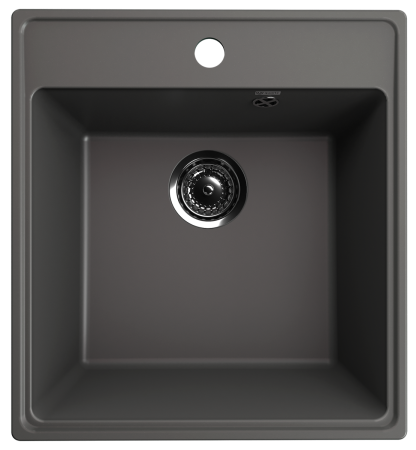 Кухонная мойка Ulgran Quartz Forte 460-09 46х50 цвет графит