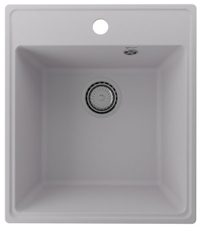 Кухонная мойка Ulgran Quartz Forte 425-04 43х49 цвет серый поверхность матовая