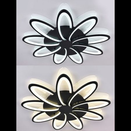 Люстра потолочная Natali Kovaltseva Holder (Холдер) HIGH-TECH LED LAMPS 82009 BLACK