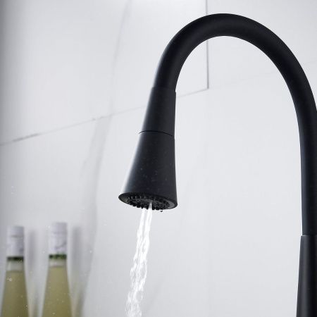 Смеситель для кухни Rose R213H на мойку черный