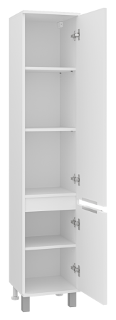 Шкаф-пенал Brevita Enfida ENF-05035-010P 40х170 подвесной цвет белый