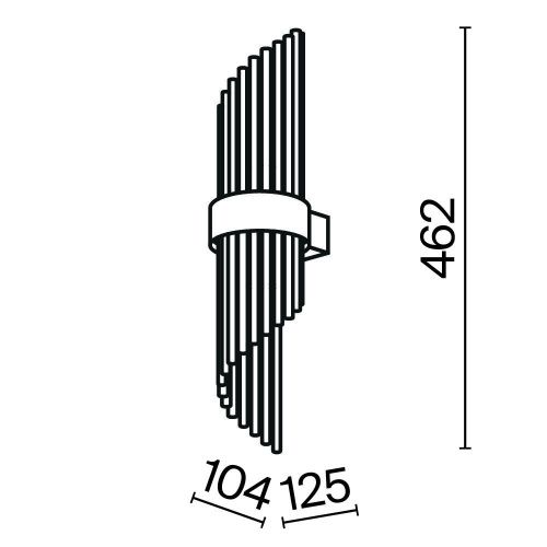 Бра Maytoni Frame MOD174WL-02G - фото 5