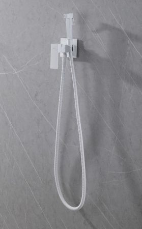 Гигиенический душ со смесителем Abber Daheim AF8226W белый