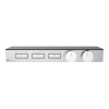 Смеситель для душа Gessi Hi-Fi 63024#031 встраиваемый в стену хром с термостатом (внешняя часть)