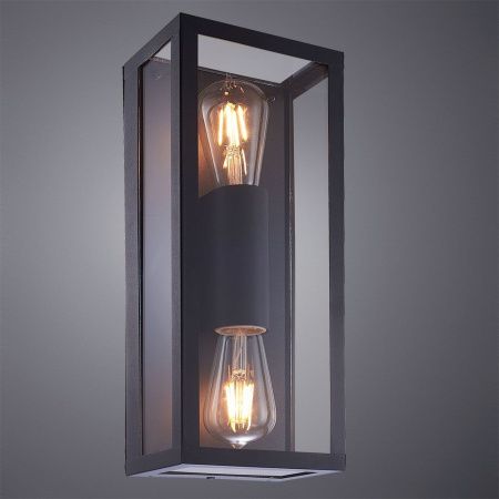 Уличный настенный светильник Arte Lamp BELFAST (БЕЛФАСТ) A4569AL-2BK
