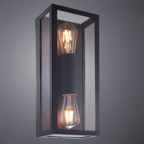 Уличный настенный светильник Arte Lamp BELFAST (БЕЛФАСТ) A4569AL-2BK - фото 3