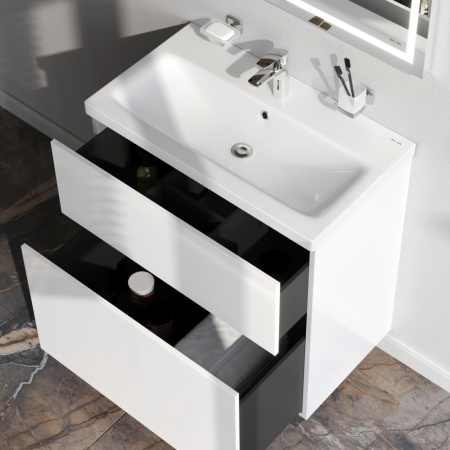 Тумба под раковину Am.Pm Gem M90FSX07522WG32 75х41х81 напольная цвет белый