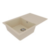 Кухонная мойка LeMark Imandra 760 9910026 76х50 цвет бежевый поверхность матовая
