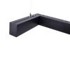 Линейный подвесной светильник Uniel ULO-K19A 28W/4000K/Z30-120 IP40 BLACK
