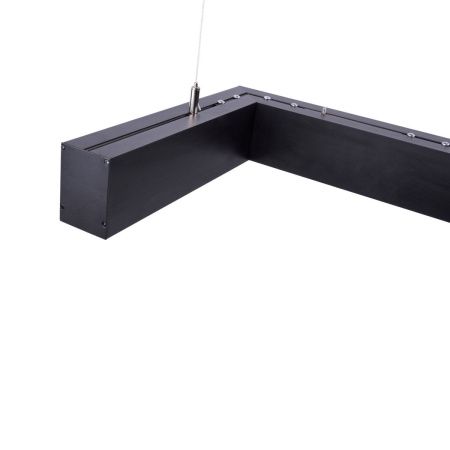 Линейный подвесной светильник Uniel ULO-K19A 28W/4000K/Z30-120 IP40 BLACK