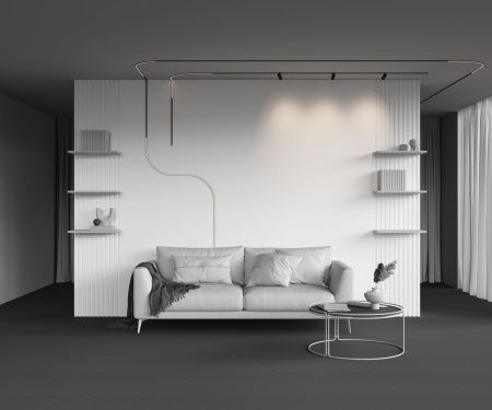 Трековый светодиодный светильник Maytoni Technical Flex (Гибкий) TR186-1-8W2.7K-B