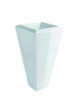 Раковина из санфаянса Olympia Crystal CRY4745001 45х45 напольная цвет белый глянцевый